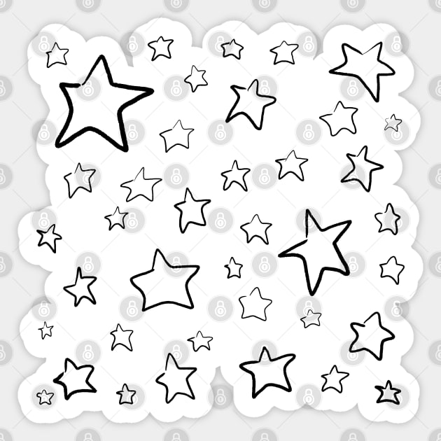 COLOR ME! Star Drawings Sticker by LaurenPatrick